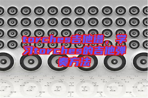 torches吉他譜，學(xué)習(xí)torches的吉他彈奏方法