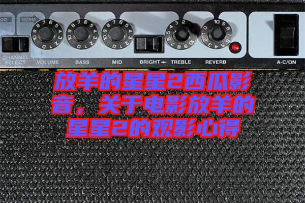 放羊的星星2西瓜影音，關(guān)于電影放羊的星星2的觀影心得